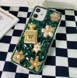 Luxury Sparkling perfume Bottle Diamond Case For iPhone