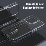 Luxury Tempered Glass Clear Case For iPhone