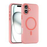 Luxury Soft Silicone Translucent  Magnetic Matte Case For iPhone