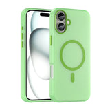 Luxury Soft Silicone Translucent  Magnetic Matte Case For iPhone