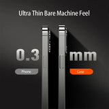 Luxury Ultra Thin Transparent Hard PC Case For iPhone