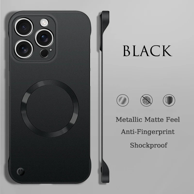 Luxury Ultrathin Magnetic Frameless Case For iPhone