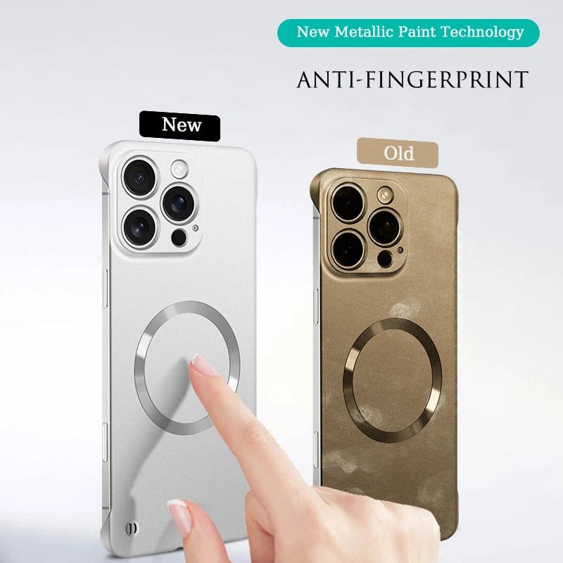 Luxury Ultrathin Magnetic Frameless Case For iPhone