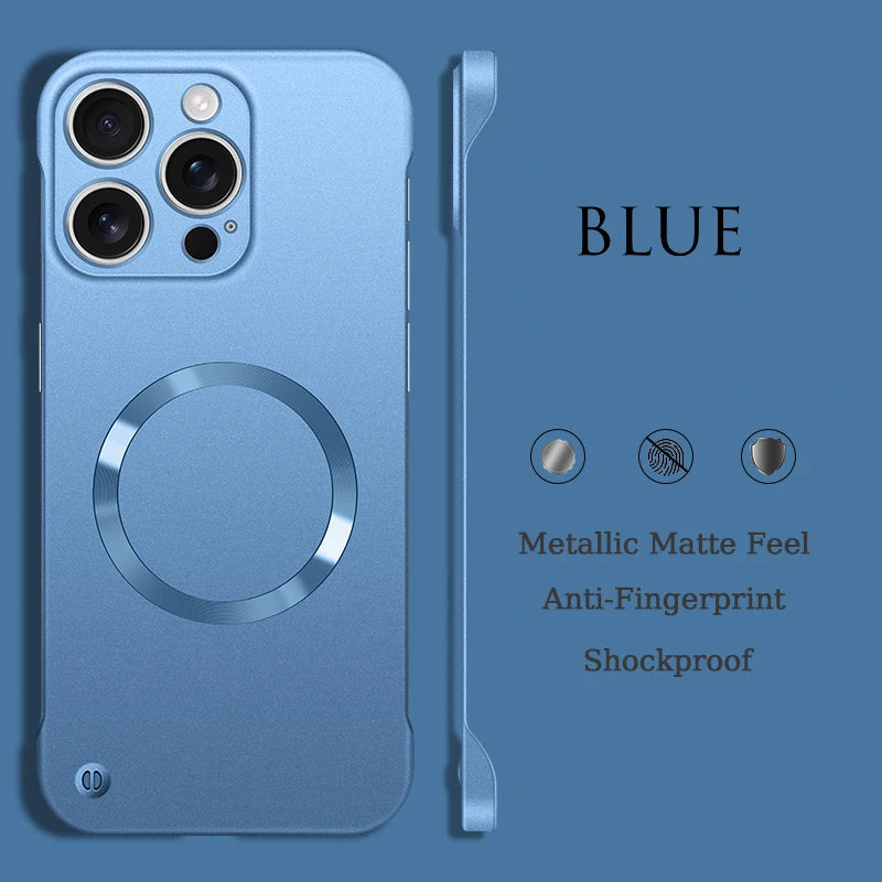 Luxury Ultrathin Magnetic Frameless Case For iPhone