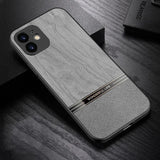 Luxury Fashion Wood Pattern Phone Case For iPhone