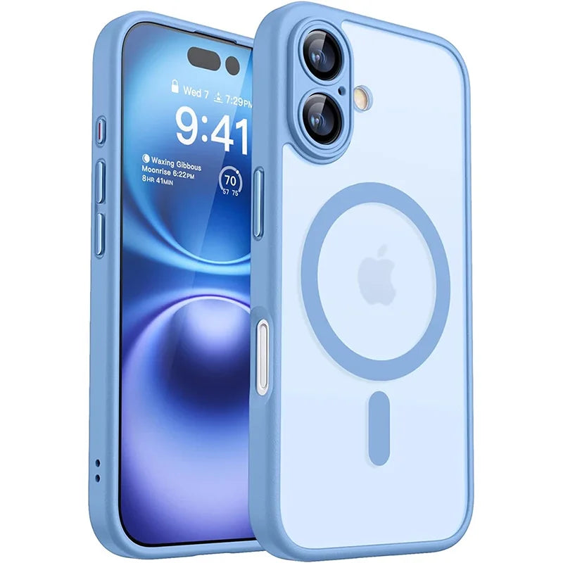 Magnetic Luxury Armor Shockproof Case For iPhone