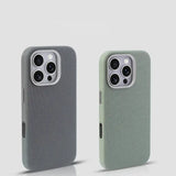 Magnetic Nylon Flax Fabric Phone Case For iPhone