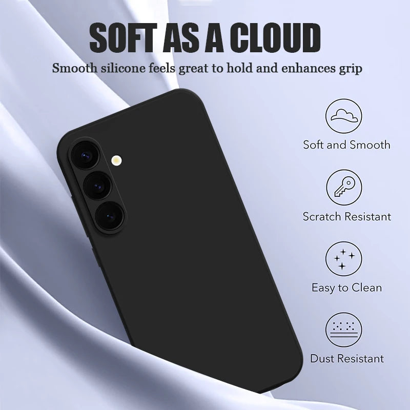 Magnetic Silicone Phone Case For Samsung