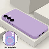 Magnetic Silicone Phone Case For Samsung