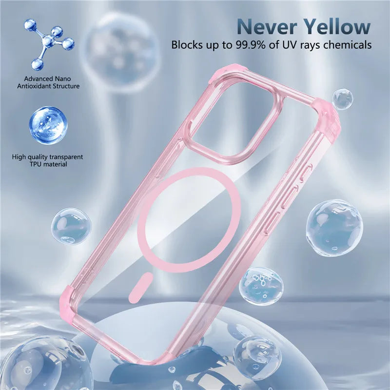 Magnetic Clear Case for iPhone