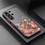 Beautiful Flower Matte Case for Samsung