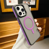 Matte Transparent Magnet Magsafing Phone Case For iPhone