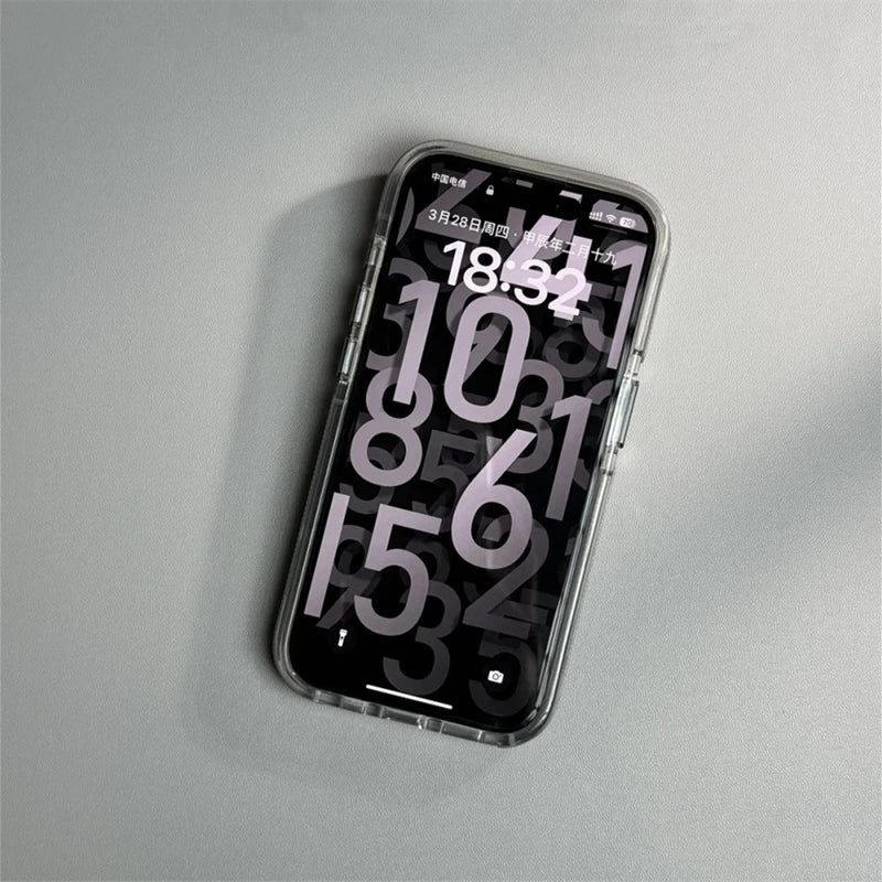 Metal Lens Kickstand Clear Magnetic Phone Case for iPhone