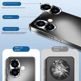 New Matte Electroplated Lens Case For iPhone