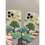 Cool Flower Tree Phone Case For iPhone