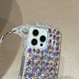 Premium 3D Glass Rhinestone Handbag-Style Phone Case for iPhone