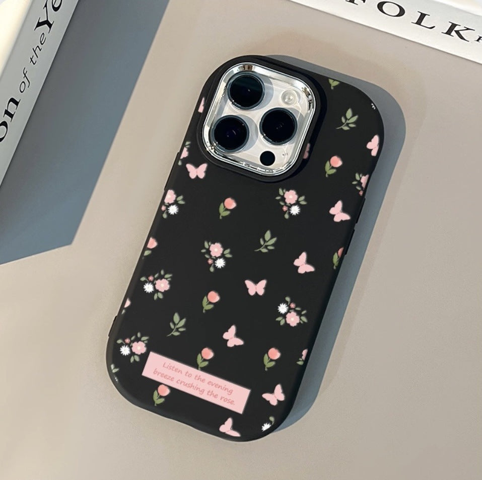Butterfly Flower Phone Case for iPhone