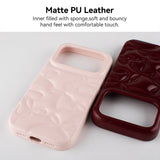 3D Embossed Bow Shockproof Case for iPhone