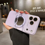 Rotatable Mirror Kickstand Shockproof Case for iPhone