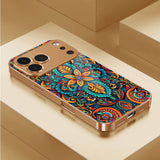 Ethnic Ornate Pattern Electroplated Case for iPhone
