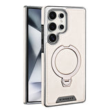High-end Leather Texture Mobile with Rotating Magnetic Bracket Case for Sumsang