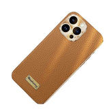 Premium Genuine Leather Shockproof Case for iPhone