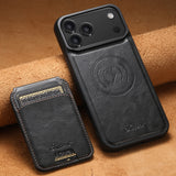 Magnetic Card Holder Leather Case for iPhone
