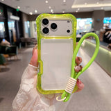 3-In-1 Waist-Length Airbag Phone Case with Lanyard for IPhone