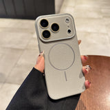 Skin-Friendly Magnetic Case with Lens Protector for iPhone