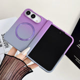 Gradient Matte Magnetic Full Coverage Soft Touch Case for iPhone Duo
