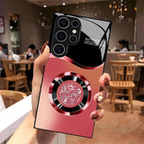 Aperture Dragon Pattern Electroplated Case for Samsung