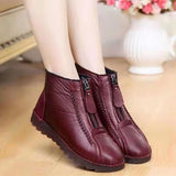 【35-42】Handmade Italian Women's Non-Slip Genuine Leather Ankle Boots