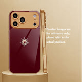 Light Luxury Glowing Heart Electroplated Case for iPhone