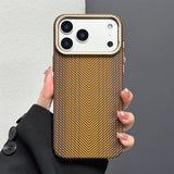 Carbon Fiber Texture Shockproof Magnetic Charging Case for iPhone