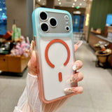 Acrylic Clear Two‑Tone Magnetic Case for iPhone