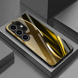 Iridescent Tempered Glass Phone Case For Samsung