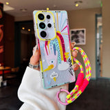 Abstract Art Painting Full-Coverage Anti-Fall Phone Case For Samsung