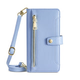 Multifunctional Crossbody Wallet Card Holder Leather Case for iPhone