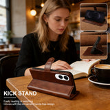 Premium Wallet Flip Leather Shockproof Case for Samsung