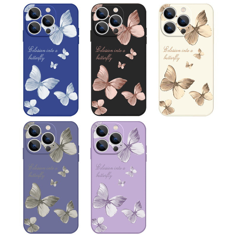 Butterfly Flowers Case For IPhone