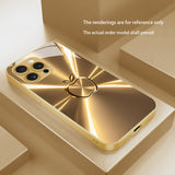 Desert Gold Aurora Iridescent Glass Phone Case For IPhone
