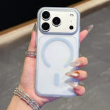 Matte Clear Magnetic Case for iPhone