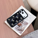 3D Heart Full-Cover Leather Case for iPhone