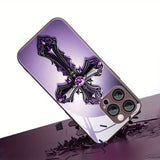 Purple Cross Electroplated Case for iPhone