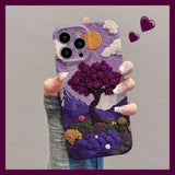 Cool Flower Tree Phone Case For iPhone