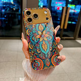 Ethnic Ornate Pattern Electroplated Case for iPhone