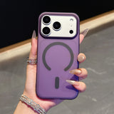 Matte Clear Magnetic Case for iPhone