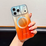 Aurora Color Contrast Magnetic Case for iPhone