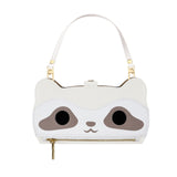 Cute Raccoon Leather with lanyard Wallet Case for Samsung