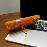 Cooling Magnetic Rotatable Stand Case for iphone